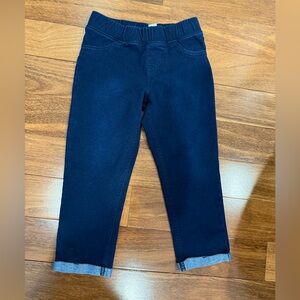 Jumping Beans Kids Navy Jean Capri Bottoms-size 6